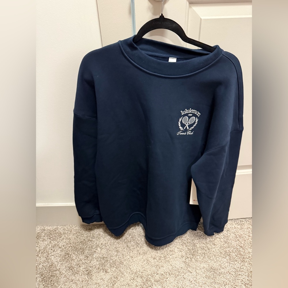 Lulu Lemon Tenis Club Large Blue Sweatshirt. 💙⚡️